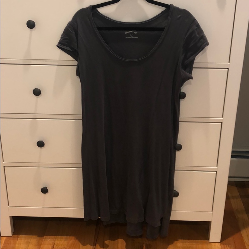 Grey T-shirt Dress